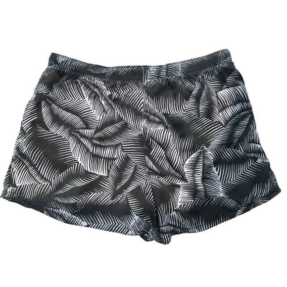 1101 GAP Tropical Palm Leaves Chambray Shorts Size Large - Picture 2 of 4